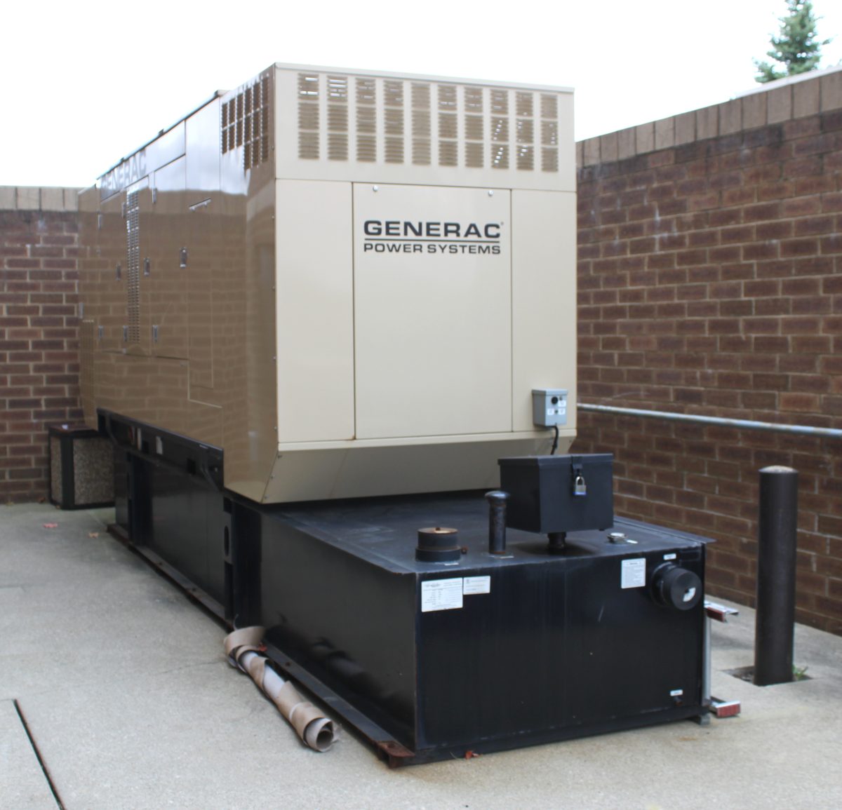Commercial standby generator installation for a Huntsville business