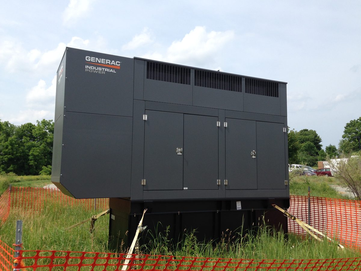 Replacement of an aging standby generator at a Huntsville home